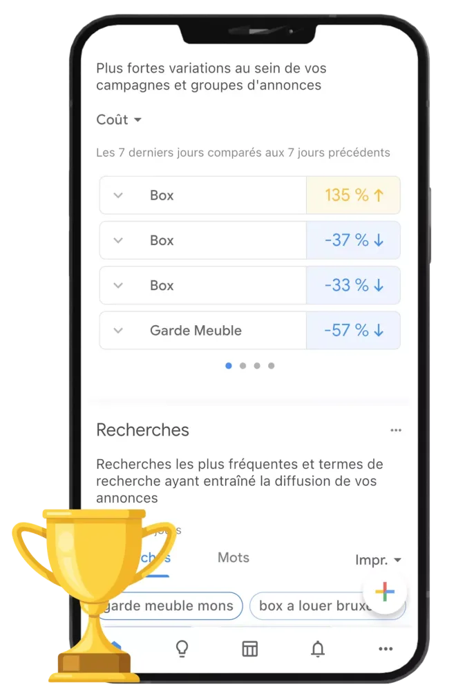 Suivi et optimisation des performances d'une campagne Google Ads